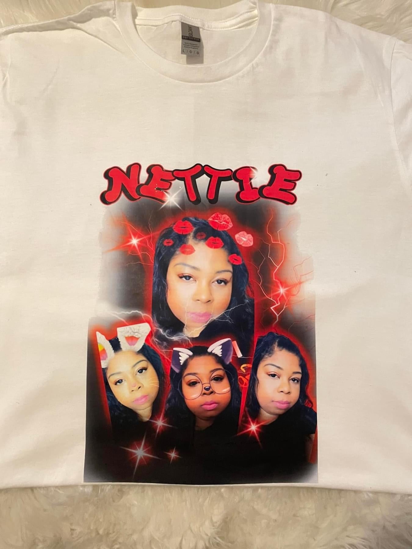 Custom photo bootleg shirt