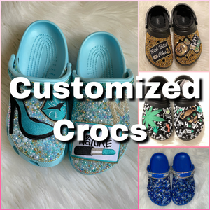 Custom Full Bling Crocs ADULT