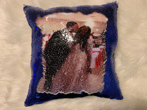 Sequins Photo Pillow