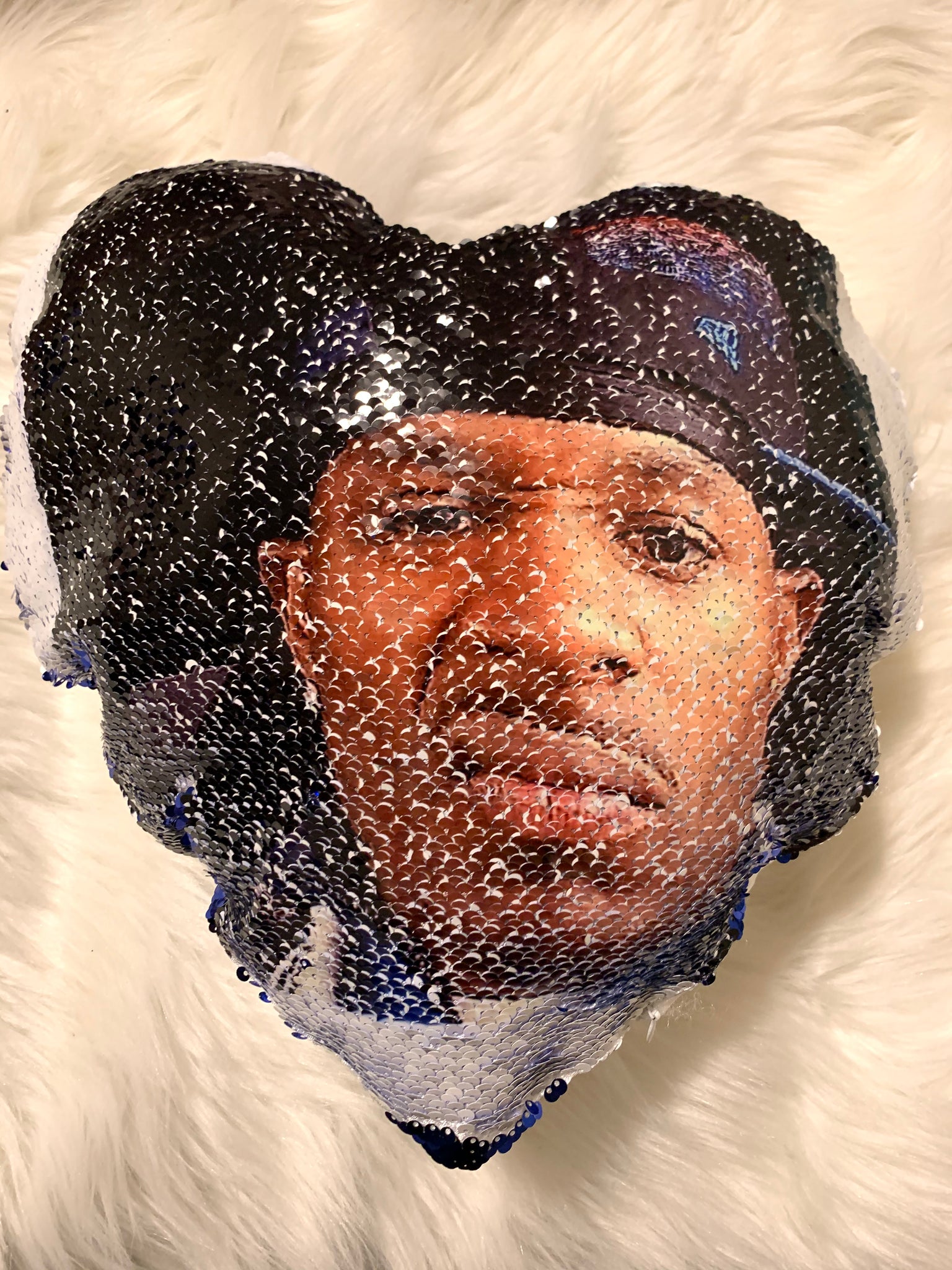 Sequins Photo Pillow