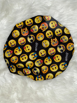 Emoji hair bonnet