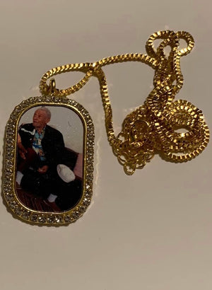 Custom photo necklace